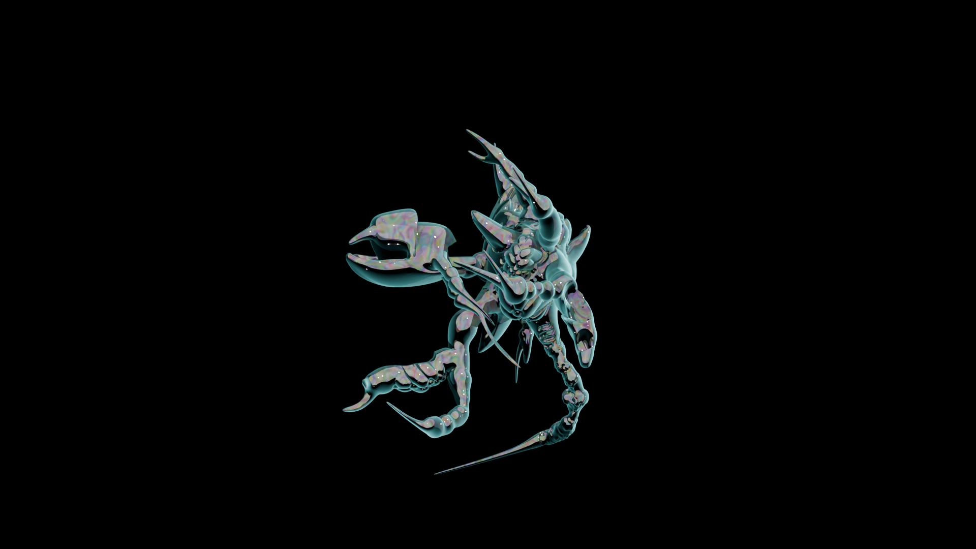 Scorpio Tongue, an impossible weaponized jewel by AUTOPSIA